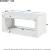 okwish Couchtisch Wohnzimmertisch Rechteckig, LED-Hochglanz Produktbild-Vorschau 8