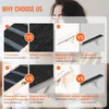A collage of images comparing different features of a dog ramp, with text overlays explaining the benefits of each feature. Produktbild-Vorschau
