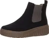 A single black Chelsea boot with a brown sole is shown against a white background. Voir les images du produit
