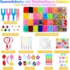 Selizo Loom Bänder Set für Kinder 2600+ Zubehör Gummibänder Produktbild-Vorschau 4