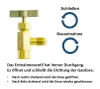 Kit R600a Réfrigérant 420 g + valve pour réfrigérateurs et Voir les images du produit 2