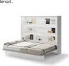 Schrankbett 160 x 200 Horizontal BC-14 Weiß Matt LENART BED Produktbild-Vorschau 5