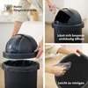 Rotho Abfalleimer Set 10 l und 30 l ROLL BOB - Müllsystem Produktbild-Vorschau 5