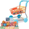 Wózek sklepowy z zakupami dla dzieci kolorowy supermarket Podgląd zdjęcia produktu 2