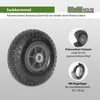 Sackkarrenrad PolyurethanRad 260x85 mm 3.00-4 60 mm Produktbild-Vorschau 2