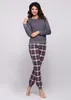 Merry Style Damen Schlafanzug Zweiteiler Pyjama lang bunt Produktbild-Vorschau 6