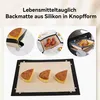 2St Silikon Backmatte mit Rand & Druckknopf, 30x40 cm, Produktbild-Vorschau 3