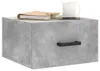 vidaXL Wand-Nachttische 2 Stk. Betongrau 35x35x20 cm Produktbild-Vorschau 3