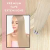 hair2heart Premium Tape Extensions cheveux humains raides - Voir les images du produit 6