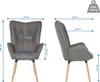hjh LIVING Polstersessel HAVENIO I Stoff Sessel Relaxsessel Produktbild-Vorschau 5
