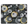 MuchoWow® Mauspad Mousepad Gold - Kreis - Muster 40x30 cm - Produktbild-Vorschau 1