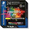 STAEDTLER Fasermaler pigment brush pen 24er Kartonetui Produktbild-Vorschau 15