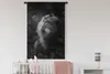 MuchoWow® Wandteppich Wandbehang Porträt eines Affen und Produktbild-Vorschau 2