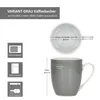 6x Variant šedá miska Ø14.3cm 450ml porcelán 6 osob Náhled obrázku produktu 5
