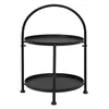 Runder Couchtisch im Loft-Stil mit Griff, aus Metall, 34 x Produktbild-Vorschau 4