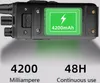 A close-up marketing image of a BAOFENG radio, highlighting its battery capacity and continuous use time. Náhľad obrázku produktu