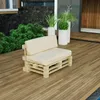 Abziehbares palettenkissen lot x2 aus polyester BANANAIR Produktbild-Vorschau 2