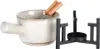 Porzellan-Fondue mit Brenner 450 ml + 2 Gabeln Produktbild-Vorschau 17