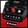 Close-up of the control panel of a red air compressor. Anteprima dell’immagine prodotto