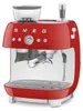 Smeg EGF03RDEU, Espresso kávovar, 2,4 L, Mletá káva, Náhľad obrázku produktu 2