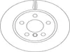 Bremsscheibe TRW DF6799 Produktbild-Vorschau 1