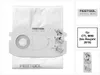 FESTOOL Sacchetti filtranti FIS-CT Mini (5 pezzi) Anteprima dell’immagine prodotto 1