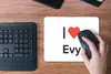 MuchoWow® Mauspad Mousepad Ich liebe - Evy - Mädchen 23x19 Produktbild-Vorschau 4