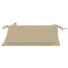 vidaXL Cuscini per sedie da giardino 4 pz. Beige 40x40x3 cm Anteprima dell’immagine prodotto 12