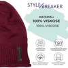 styleBREAKER Uni Beanie Mütze mit Fleece Innenfutter und Produktbild-Vorschau 4
