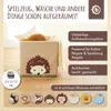 Bieco Aufbewahrungsbox Baby Igel | Aufbewahrungskorb Kinder Produktbild-Vorschau 6
