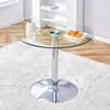 Nowoczesny okrągły stół szklany o średnicy 85 cm – Podgląd zdjęcia produktu 2