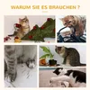 PawHut Katzenhaus Katzenkiste mit Hängematte Sisalstamm Produktbild-Vorschau 7