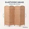 IvoQ Parawan – 4 panele – 170 x 160 cm – Składana przegroda Podgląd zdjęcia produktu 4