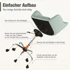 An exploded diagram showing the assembly steps for an office chair. Produktbild-Vorschau
