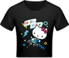 Spreadshirt Hello Kitty 90er Stil Mit Rollschuhen Crop Top, Produktbild-Vorschau 1