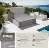 Canapé de jardin CORFOU modulable - gris Voir les images du produit 2