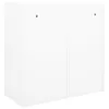 vidaXL Armadio con porta scorrevole bianco 90x40x90 cm Anteprima dell’immagine prodotto 3
