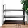 Botník kovový černý 3patrový 57x28x55 cm Náhled obrázku produktu 10