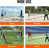 Rete da badminton, rete da pallavolo regolabile in altezza, Anteprima dell’immagine prodotto 6