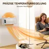 HOMCOM Wand Heizlüfter 2000W Keramik Wandheizgerät mit 3 Produktbild-Vorschau 7