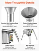 Hachoir à fruits VEVOR pour pommes, électrique, 1100 W, en Voir les images du produit 5