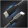 UGREEN USB-C 2.0 Cable 2m Black Produktbild-Vorschau 7