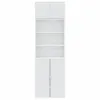 Möbel Hochschrank Weiß 70x42,5x225 cm Holzwerkstoff - Produktbild-Vorschau 4
