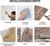 10 Stück 3D Wandpaneele Selbstklebend Ziegel Tapete Ziegel Produktbild-Vorschau 2