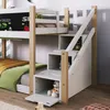 Etagenbett mit 2 Schlafgelegenheiten, Lattenrost und Treppe Produktbild-Vorschau 5