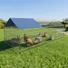 CADOCA® Freilaufgehege 180x75x75cm Sonnenschutz Auslauf Produktbild-Vorschau 2