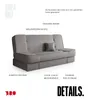 BroMARKT Sofa mit Schlaffunktion TOLIA Schlafsofa mit Produktbild-Vorschau 6