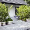 Floranica Zierzaun aus Holz 100 x 20 cm Weiß (imprägniert) Produktbild-Vorschau 6