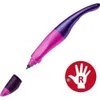 A pink and purple pen with its cap off, next to a red circular logo with a white hand and the letter R. Anteprima dell’immagine prodotto