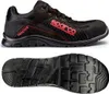 A black Sparco safety shoe and its sole are shown against a white background. Produktbild-Vorschau